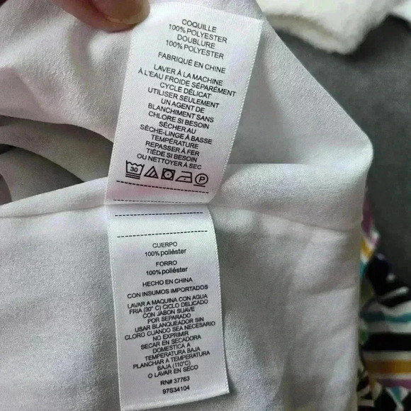 Laundry By Shelli Segal Dress Pleated A-Line  Geometric Colorful Sleeveless #130 - Picture 6 of 6